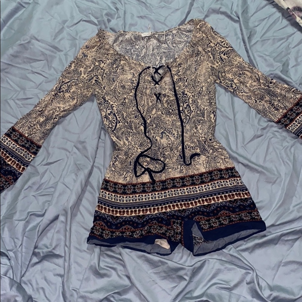 fun patterned romper!!! MOVING SALE!!